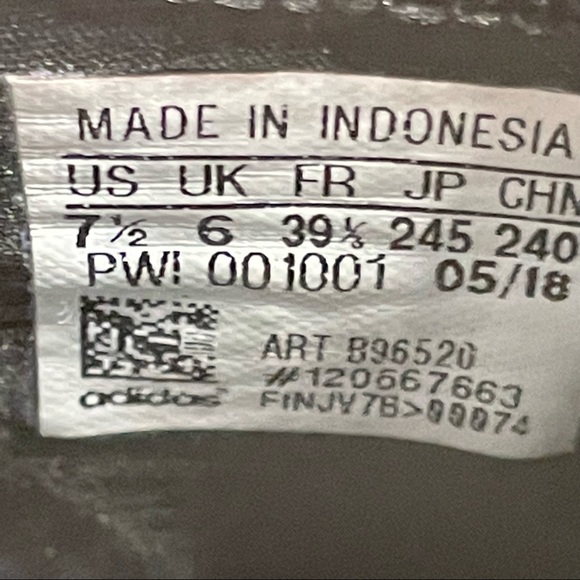 🚫SOLD! |•ADIDAS•| Quesa Black Gray Cloudfoam Marathon Running Shoes Size 7.5 - Picture 9 of 11